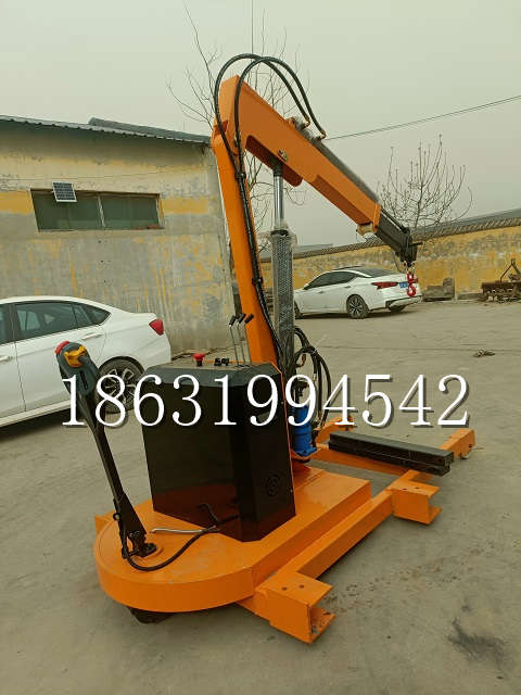 太谷县自卸车厢随车吊 自制轮式四不像起重机 四驱平板吊 5吨 贵盛